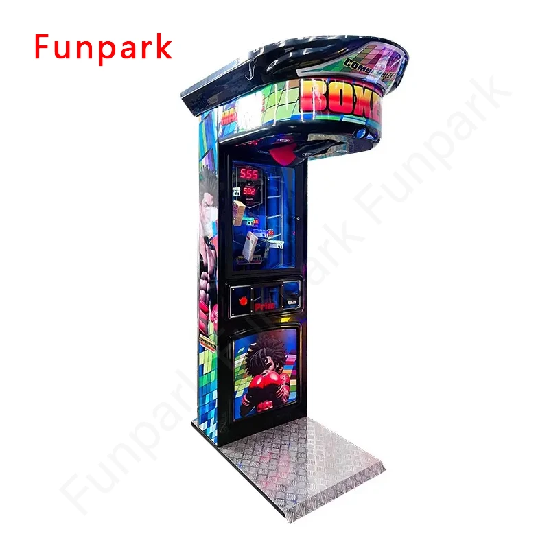Hot Sale 220V Electronic Arcade Sport Game Punch Boxing Board Machine Coin Operated Amusement Metal Plastic details