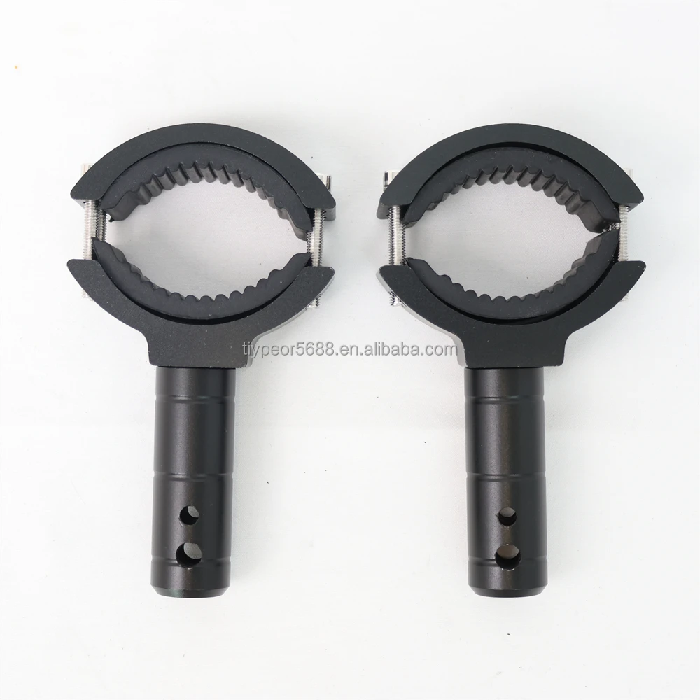 product tiypeor cnc alnumium alloy bracket pipe tube clamp led light cnc moto light bracket a pillar bracket for motorcycles car atv suv-9