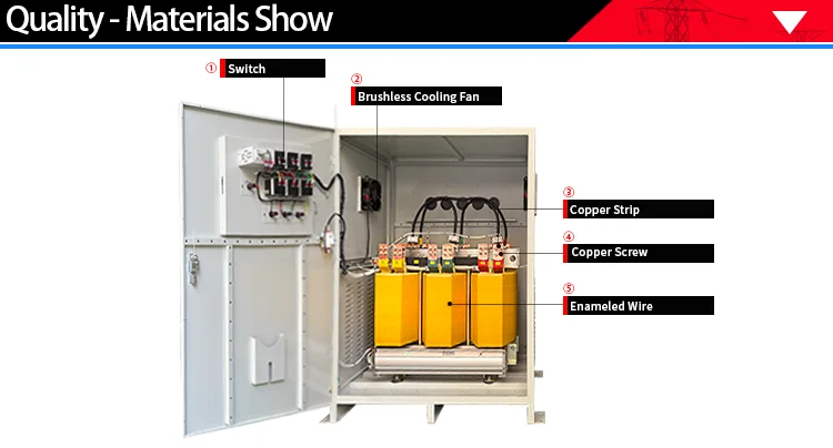 98% Efficiency 400KVA 500KVA Power Transformer Outdoor Indoor 400 500 KVA 3 Phase Transformer Customizable