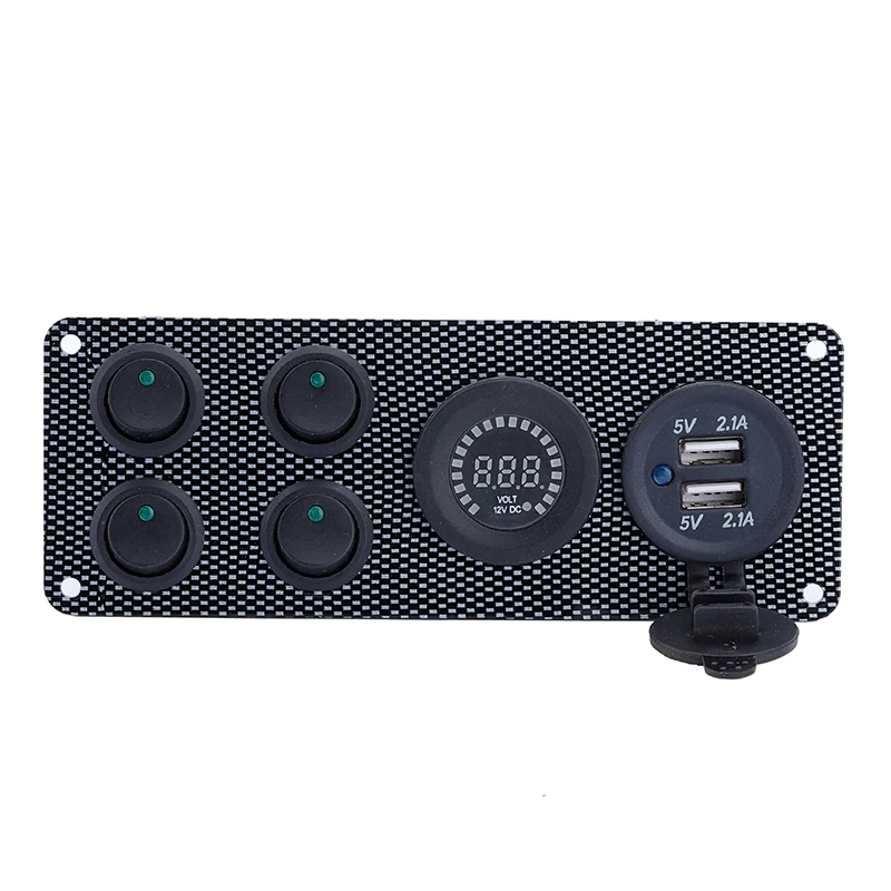 Racing Truck on Off Switch DPDT IP68 Illuminated Led Six Gang 6 ...