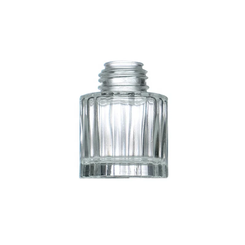 Mini glass amber bottle clear fragrance perfume glass bottle for cosmetic bottle