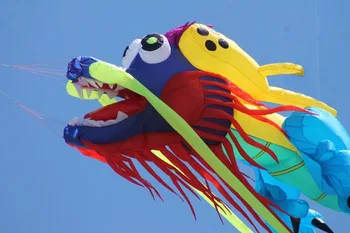 CIM Drago grande per bambini – Super-Drago – Singolo aquilone per CIM Drago grande per bambini – Super-Drago – Singolo aquilone per