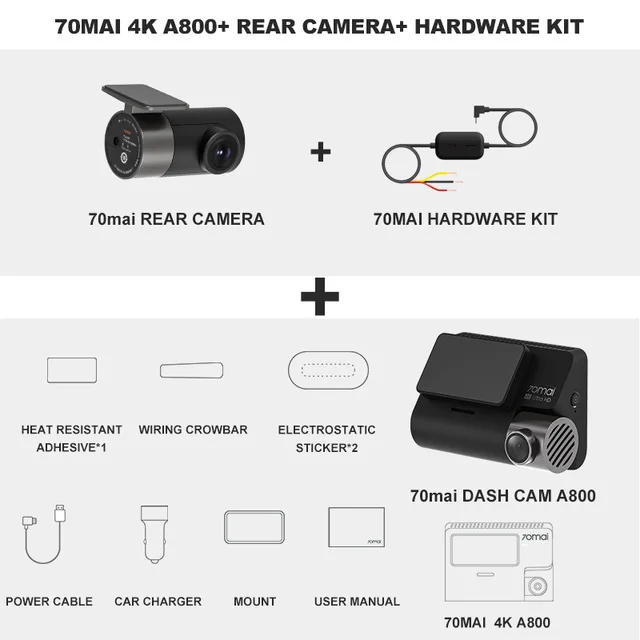 hardware kit for dash cam