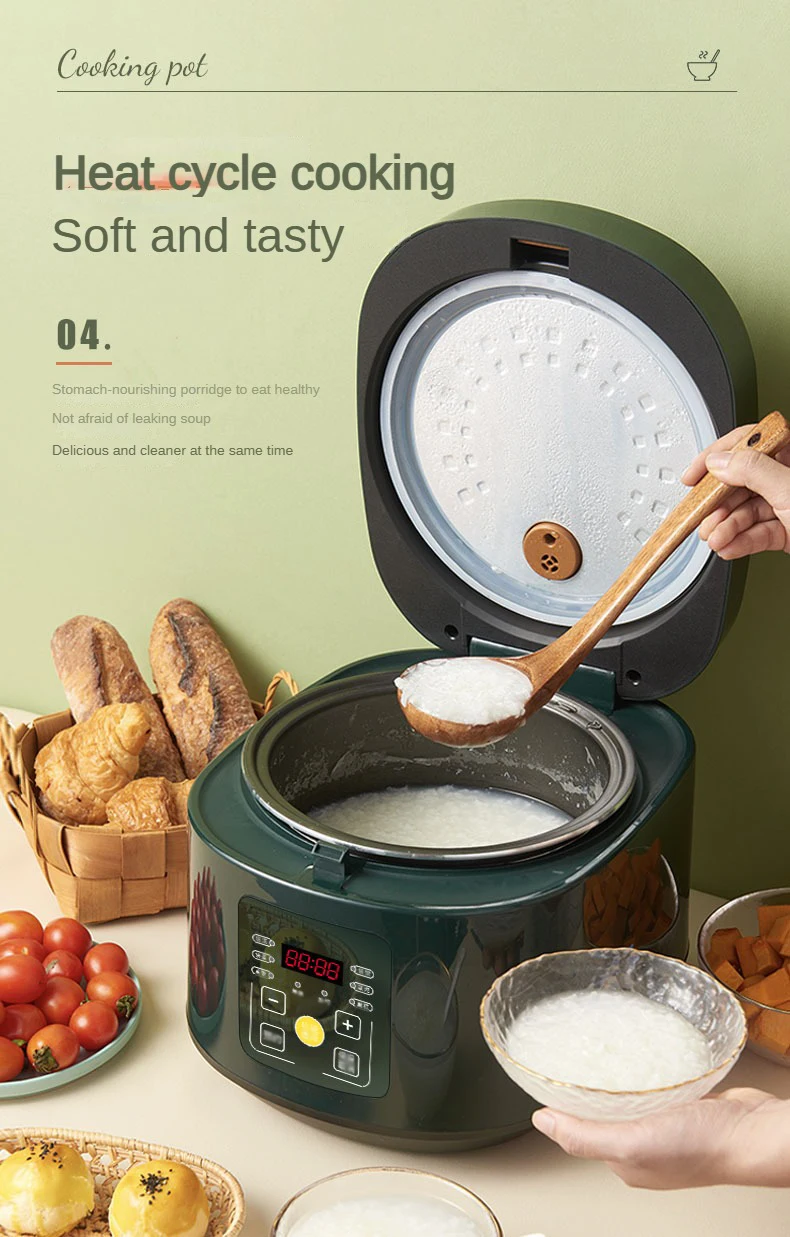 Capacity Rice Cooker Logo Factory 5 Liter Smart Electric Rice Cooker Household Multifunctional ...