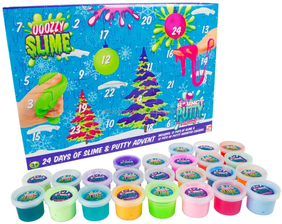 Magic Slime Calendrier de l'Avent Slime Enfant, Calendrier de l