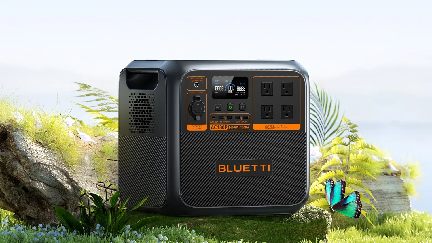 Bluetti Ac180p Camping Battery Portable Renewable Energy Solution