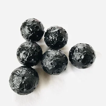 Wholesale natural high quality carved Crystal Gemstone round moons balls for decoration