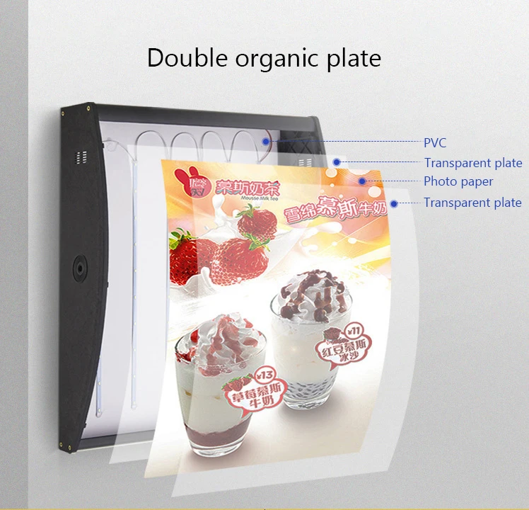 LED Menu Board - Illuminate Your Fast Food Cafe Display