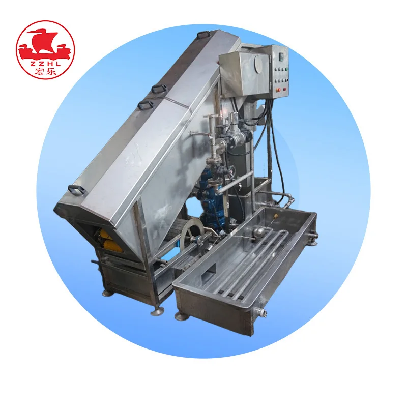 Industrial Can Washer for Meat/Fruit Canning | 304 SS Body, Hot-Cold Water Cleaning, Water Recycling