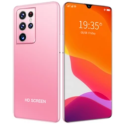 2021 оригинальный Galxay S21 + Ультра смартфон 6,8 дюйма 16 + 512GB Android 10-ядерный большой емкости мобильных телефонов 5G с Face ID разблокировать