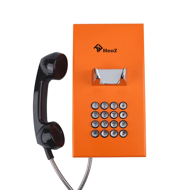 HeoZ антивандальный телефон, настенный телефон, прочный телефон с ЖК-экраном