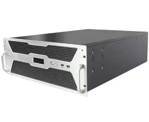 4U Industrial ATX Server Case Dual PSU Temp Screen Fan Rack Mount Stock Available-Dual PSU Temp Screen Fan Industrial Computer