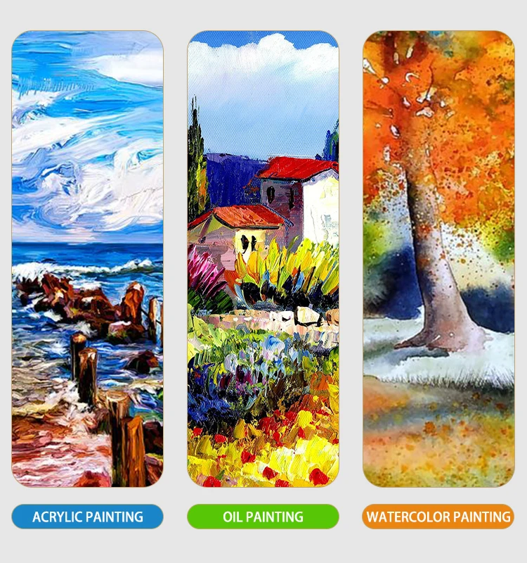 Artecho Painting Canvas Pad/ Broads 9x12 In Blank 6 Pack 100 Cotton