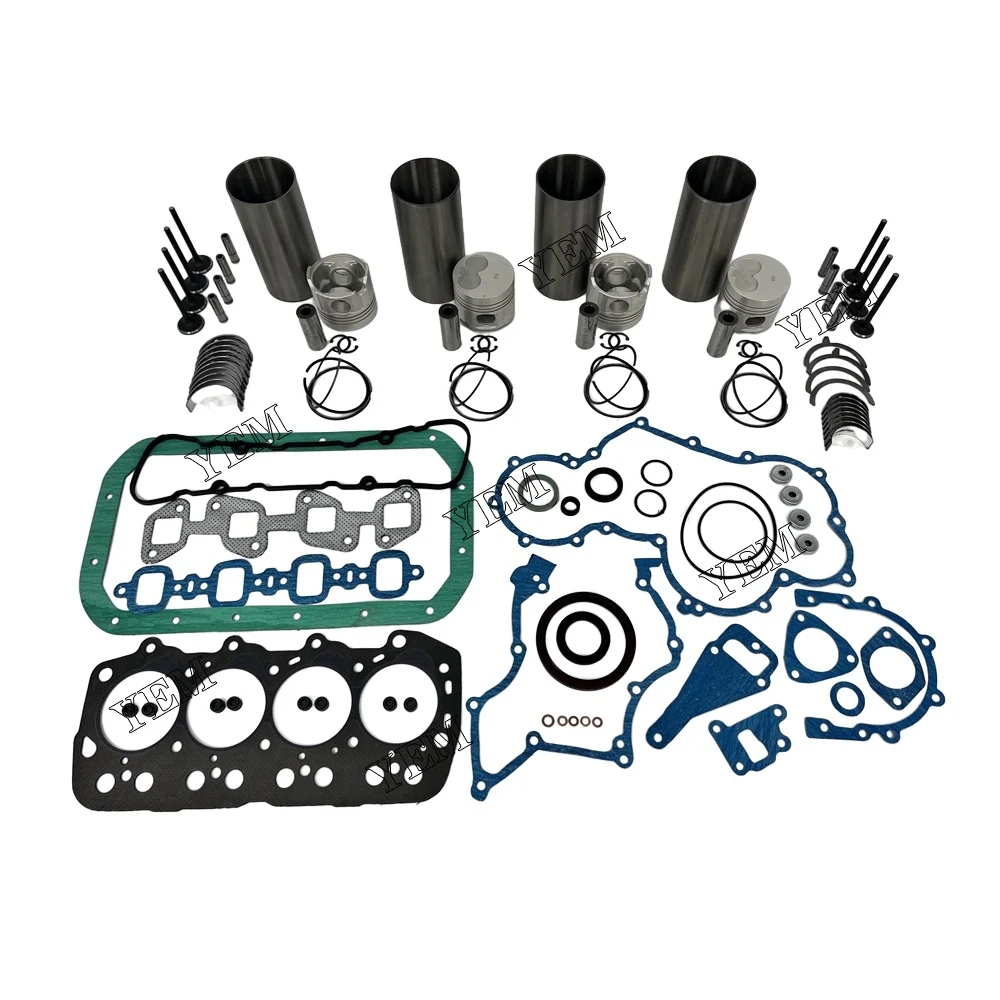 For Sale Cylinder Liner and Gasket Kit With Bearing Valve Guide for 1DZ-2 Fit Toyota Engine Repair Replacement