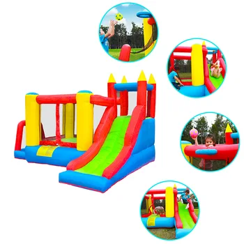 Indoor Outdoor Park Bouncy Castle Play Ground Oxford Fabric Big Jumping Bounce Set Children's Slide Inflatable Bouncer For Kids