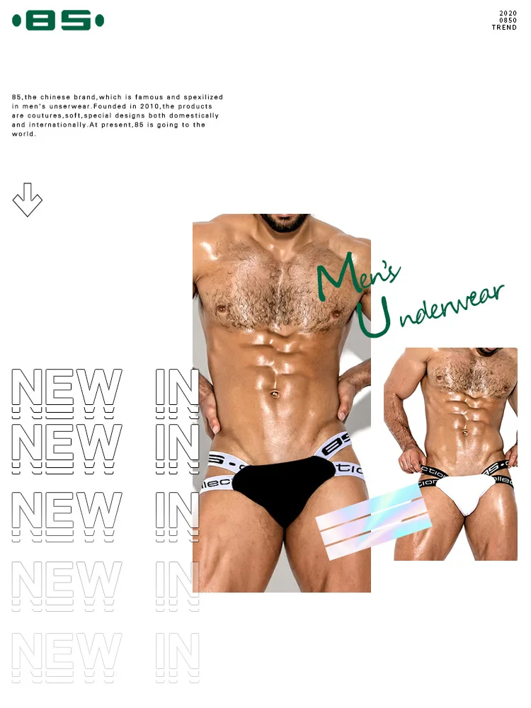 Ready To Ship Sexy Gay Jockey Underwear Cotton Young Mens Sexy