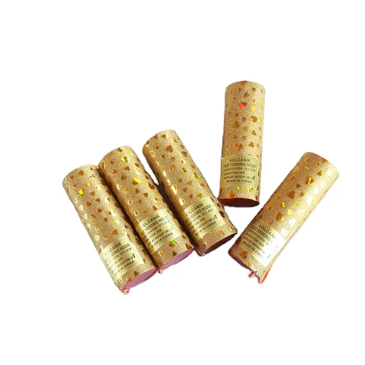 creative design color smoke fireworks christmas crackers indoor