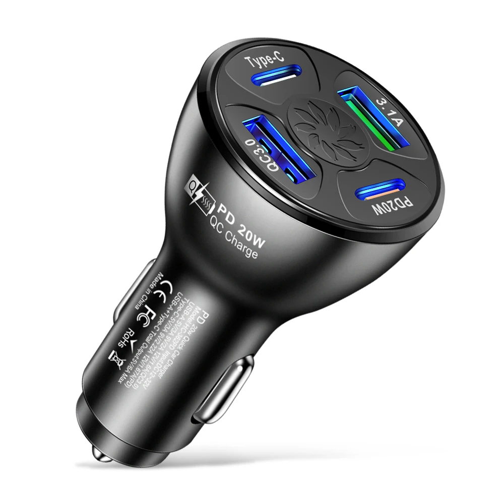 Multi Usb Ports Universal Fast Charging Quick Charge Pd Car Charger Usb