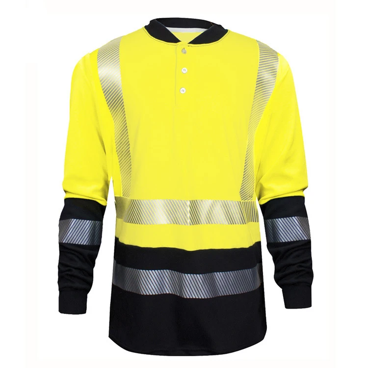 High Quality FR 100% Cotton Flame Retardant Shirt Long sleeve Sweatshirt Hi Vis Hoodie Fire Resistant Welding FR safety wear