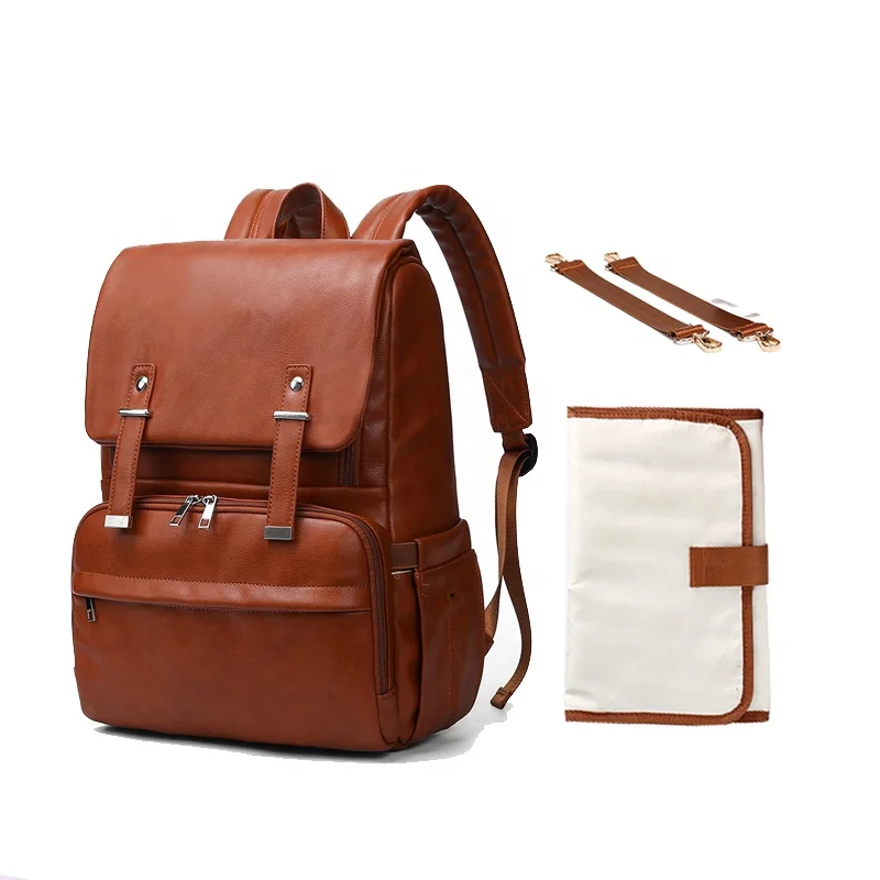 leather crossbody diaper bolsa