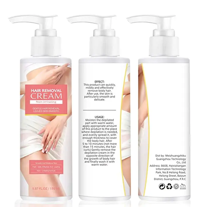 Painless Hair Removal Cream for Men Women Herbal Depilatory - Main Image