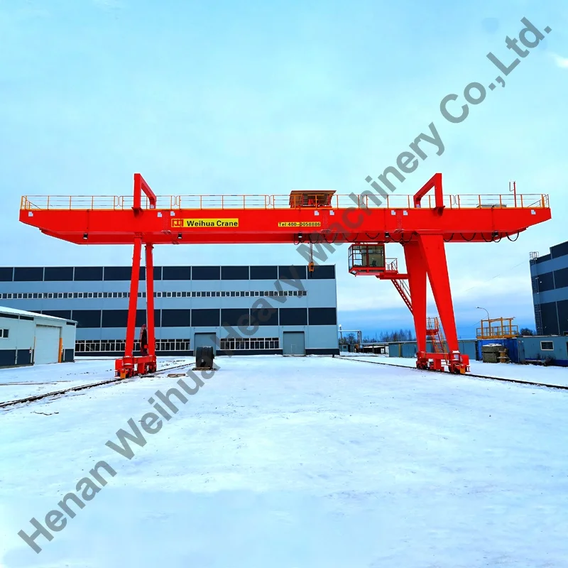 Weihua 200 тонн электрическая тележка Мобильный открытый козловой кран тяжелое оборудование кран 200 тонн