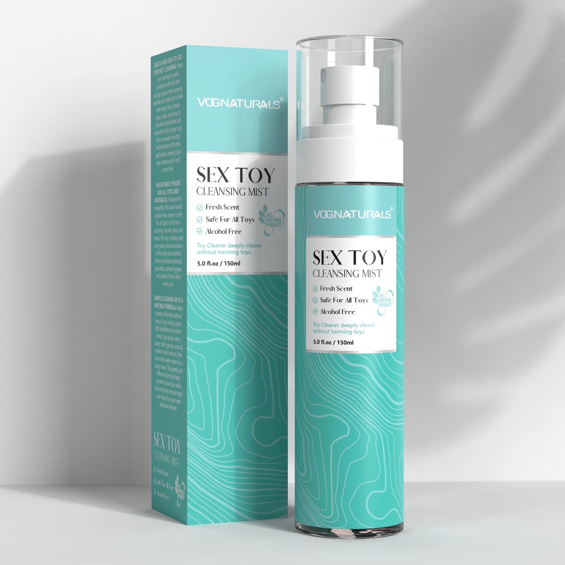 Private Label Adult Intimate Toy Cleaner Spray Antibacterial Deep Cleansing Sex Toy Cleaning Liquid Mist Feminine Washes Product