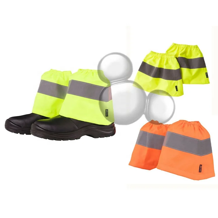 Reflective Work Boot Covers 100 Waterproof Overboot Sock Savers Hi Vis