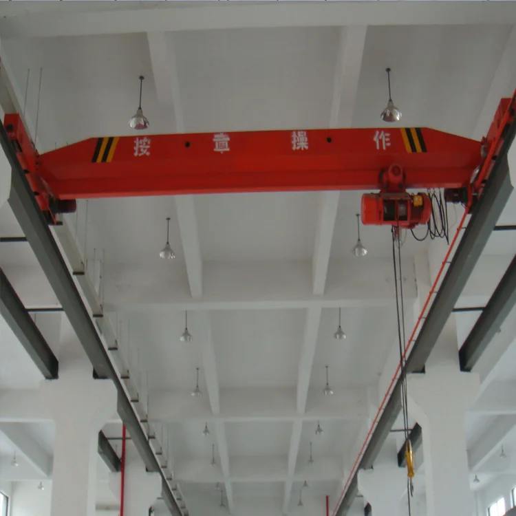 Warehouse Used 10t Single Beam Loading Overhead Bridge Cranes with Double Hoists