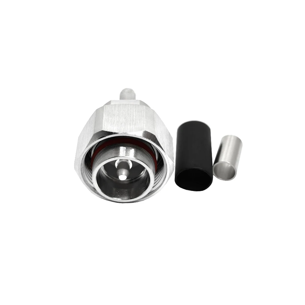 Manufacturer L20 4.3-10 Mini Din Male Plug for RG58 LMR195 RG223 RG142 RG400 LMR200 Cable RF Coaxial Connectors in Stock