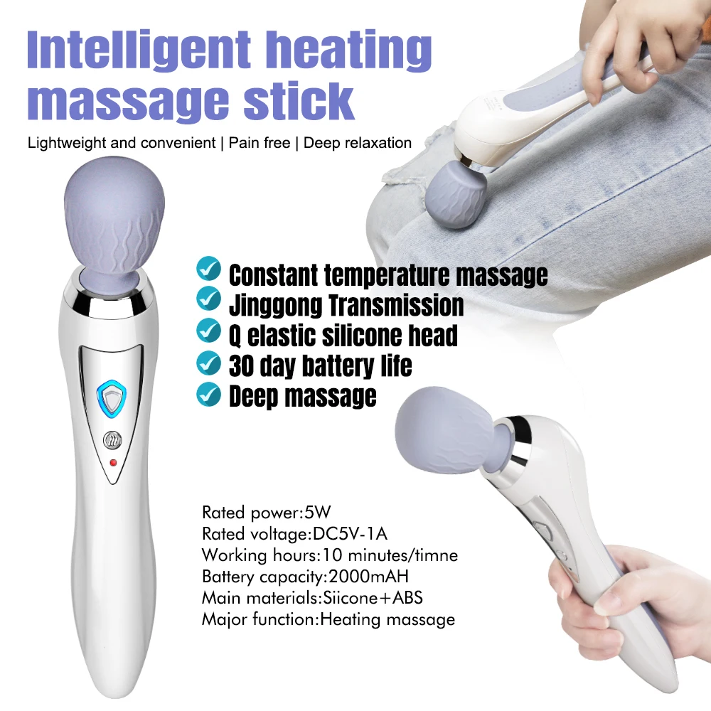 Personal Vibrating Handheld Massager-Cordless Rechargeable Electric Mini Massager Hand Held Portable Massage Wand for Full Body Personal Vibrating Handheld Massager-Cordless Rechargeable Electric Mini Massager Hand Held Portable Massage Wand for Full Body