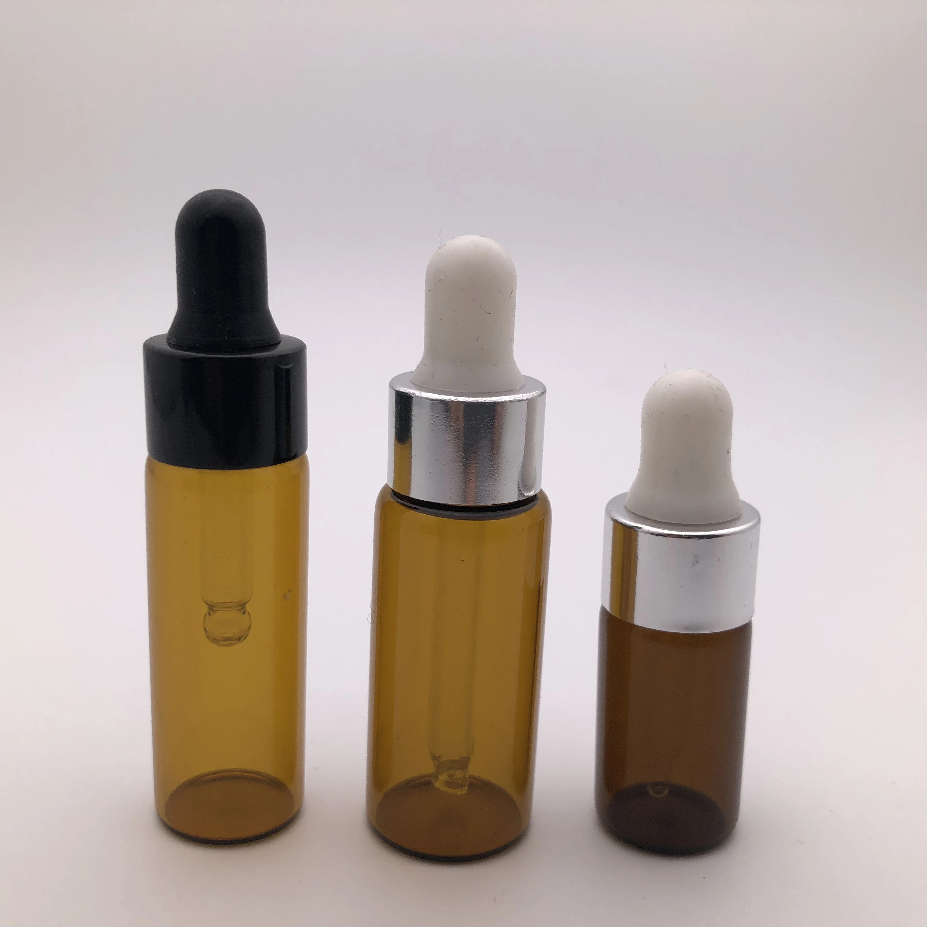 Portable Clear Glass Dropper Bottles With Eye Dropper 30ml 50ml