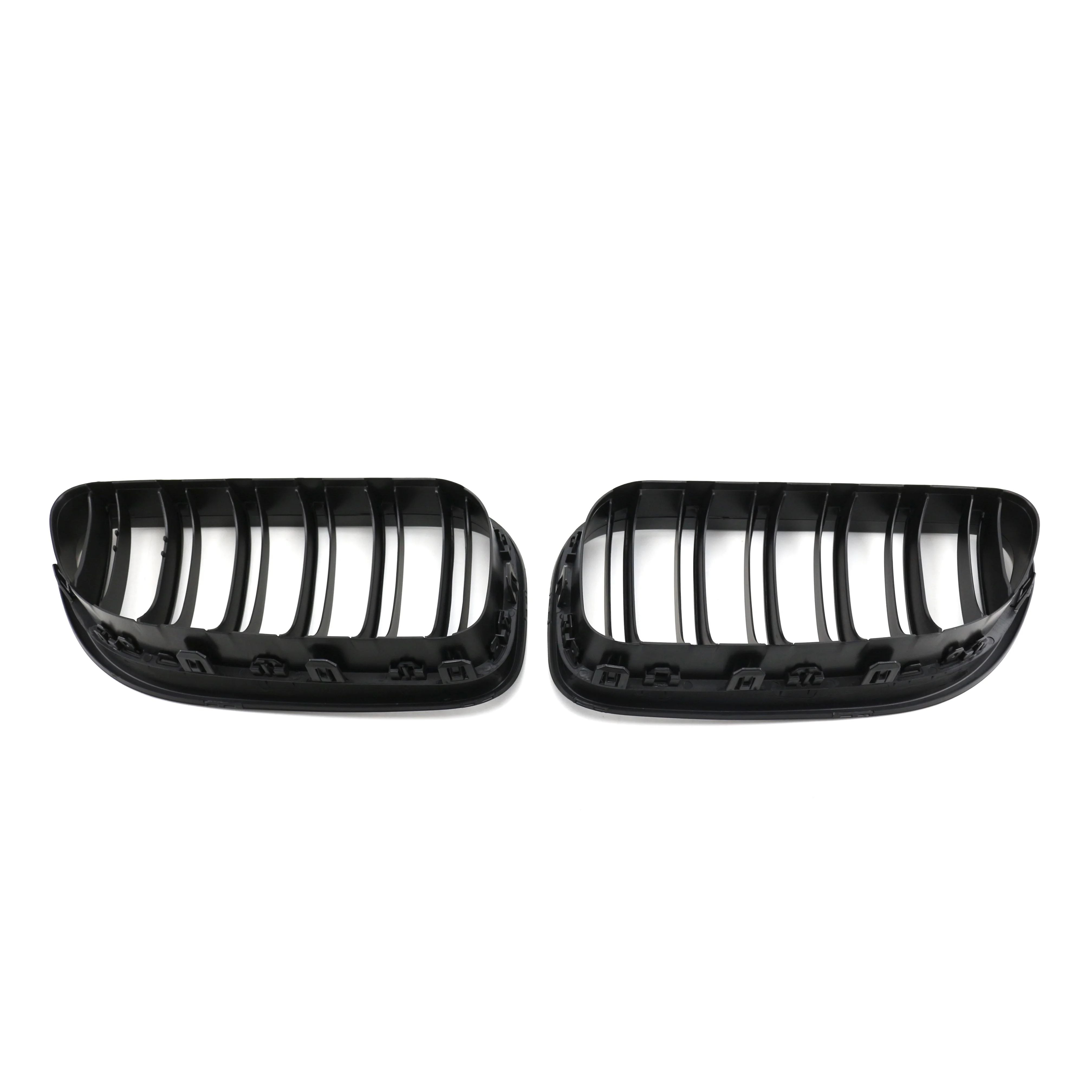 product tiypeor car carbon fiber f06 double line abs car gloss black front kidney grille car grille for bmw 6 series 2012 2016 year-5