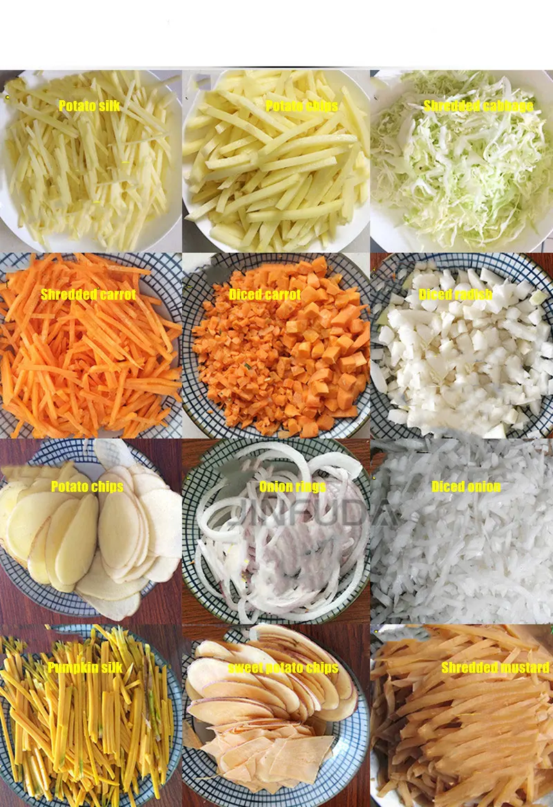 Electric Vegetable Cutter Multifunction Vegetable Fruit Onion Carrot Potato Radish Mini Cutting Machine