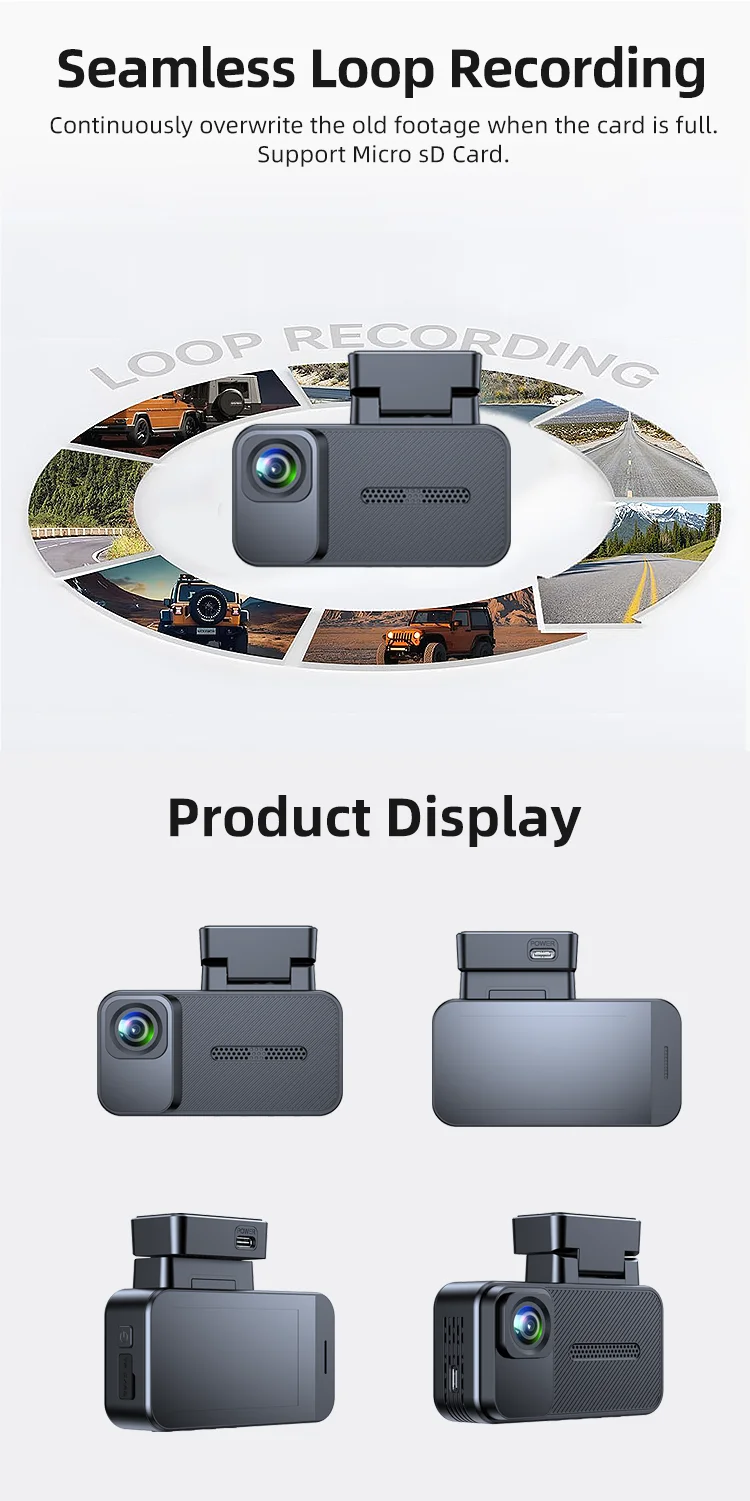 STARVIS Dash Cam 4g Supported 2 Channel F1.5 Dual Lens Dash Cam 3 Inches IPS LCD 4k+2k with Type-C Power Port for Agent manufacture