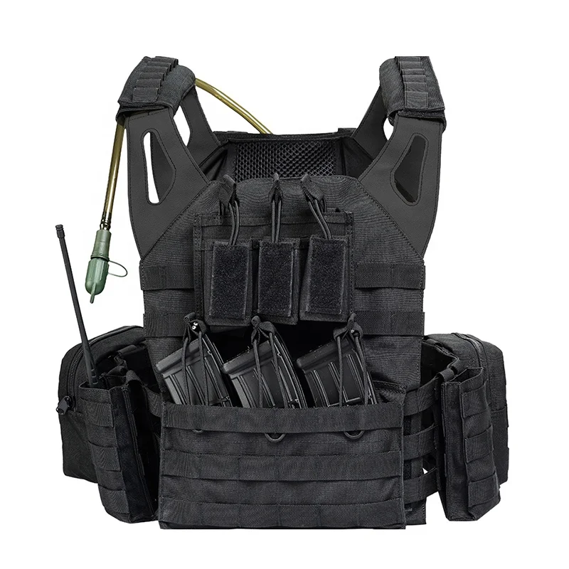 chaleco tactico molle plate carrier bullet proof v