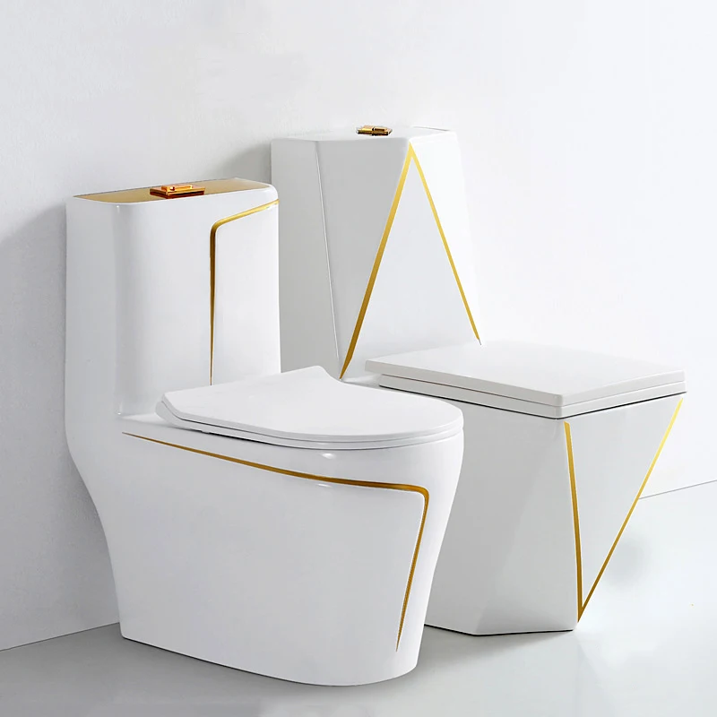 Modern Design Sanitary Ware Gold Siphonic Flushing One Piece Porcelain  Toilet - China Middle East Toilet, Toilet Manufacturer