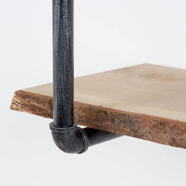 Кронштейны сверхмощные 2 3 слоя многоуровневый Декор деревенский Металл Сталь плавающий монтаж чугунный промышленный настенный кронштейн для полки трубы