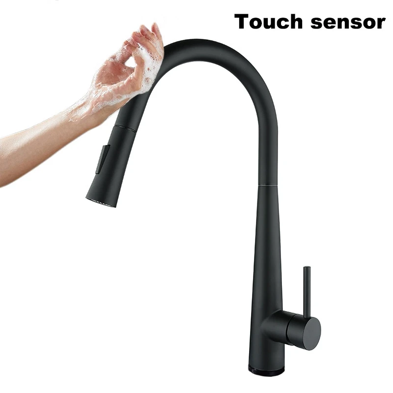 New Design Touch Sensor Kitchen Basin Sink Water Tap Mixer