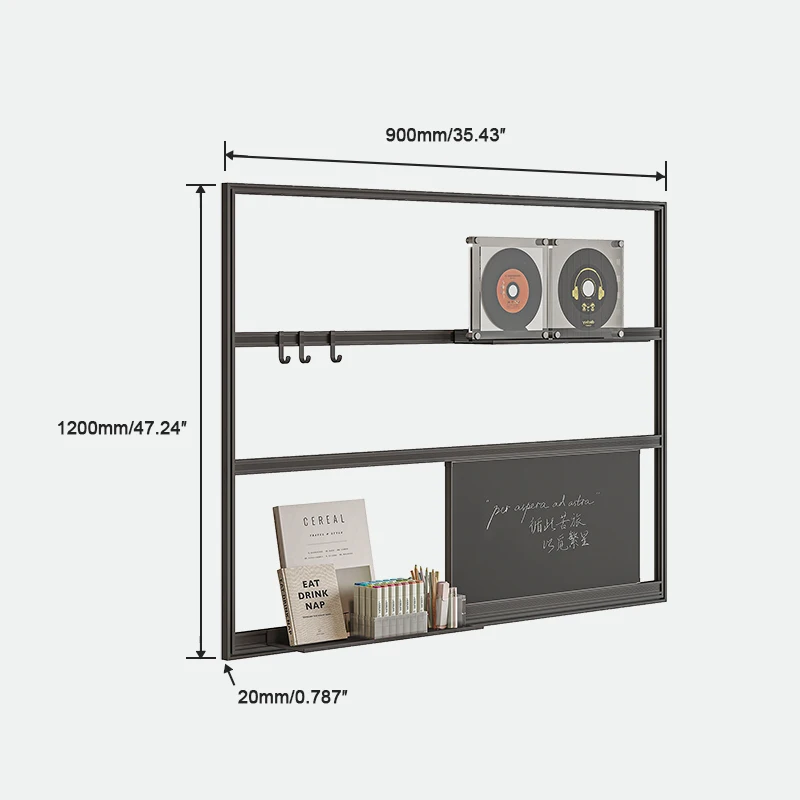 Hot Selling Modern Multifunctional  Wall Mounted Storage Floating Organizer Home Decor Wall Solution for Study