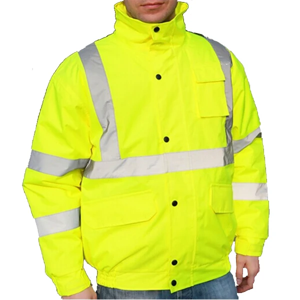 Hi Vis Yellow Constructive Reflective Waterproof Safety Jacket - Buy Safety  Jacket,Safety Reflective Jacket,Hi Vis Reflective Safety Jacket Product on 