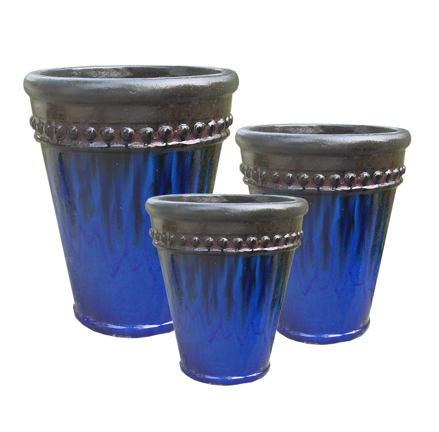 Wholesale Ceramic Flower Pots Outdoor Glazed Pottery Design for Home & Nursery Floor Planting Garden Planter Kit for Room Use