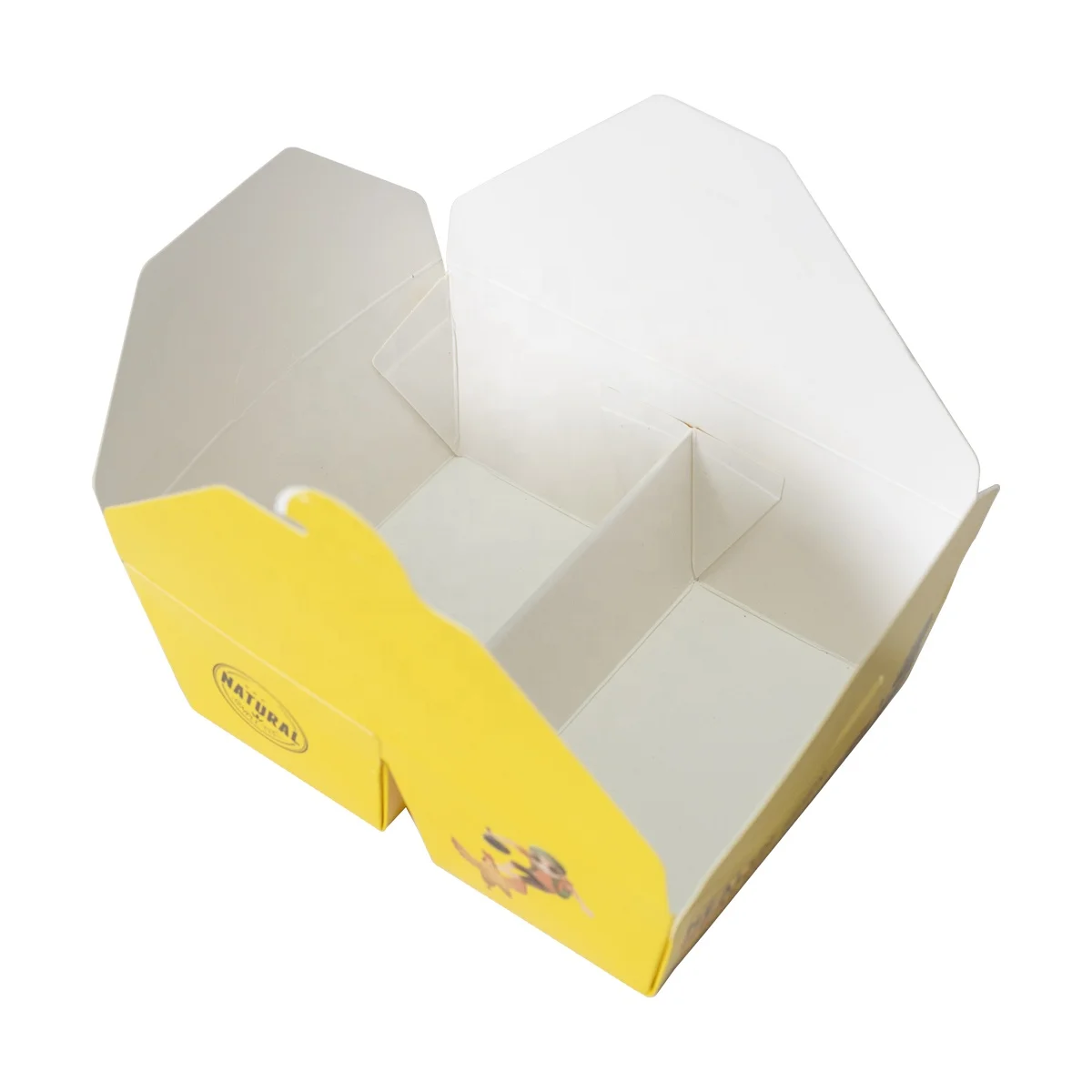 Grease Leak Resistant Paper Take Out Food Containers Take Out Boxes