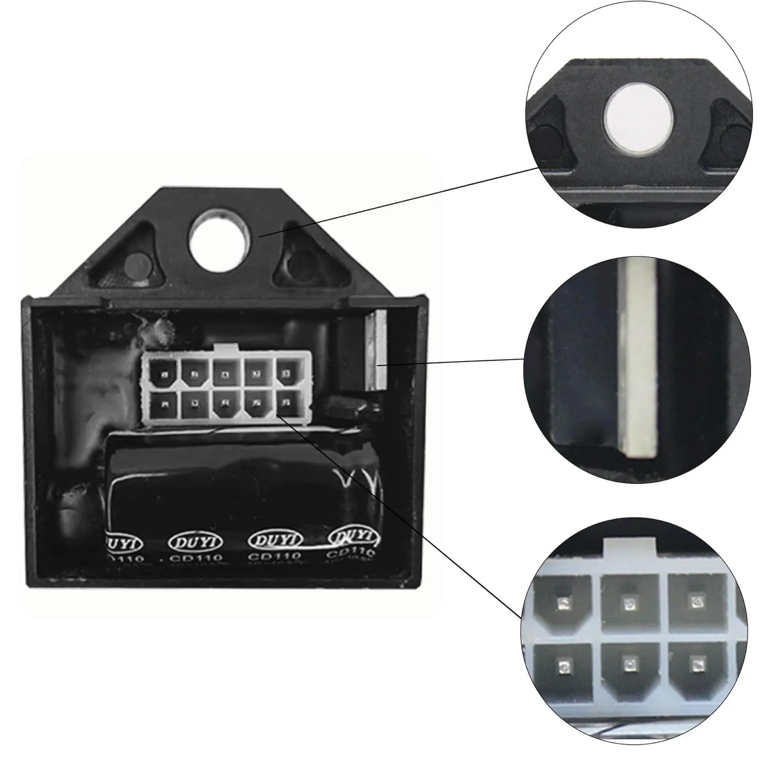 Fullas Ignition Control Module Compatible with Westinghouse 3700 4500 5000 Inverter P4500 Generator Status Indicator