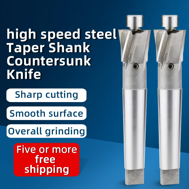 Hss Counterbore With Morse Taper Shank And Undetachable Pilot Slotting