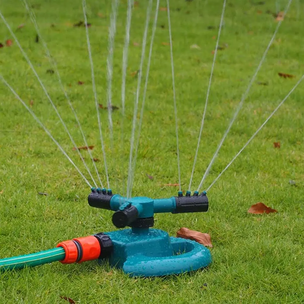 Garden Irrigation System Automatic Rotating Sprinkler Oscillating  Water 360 Rotation Auto Irrigation Garden Lawn Sprinkler