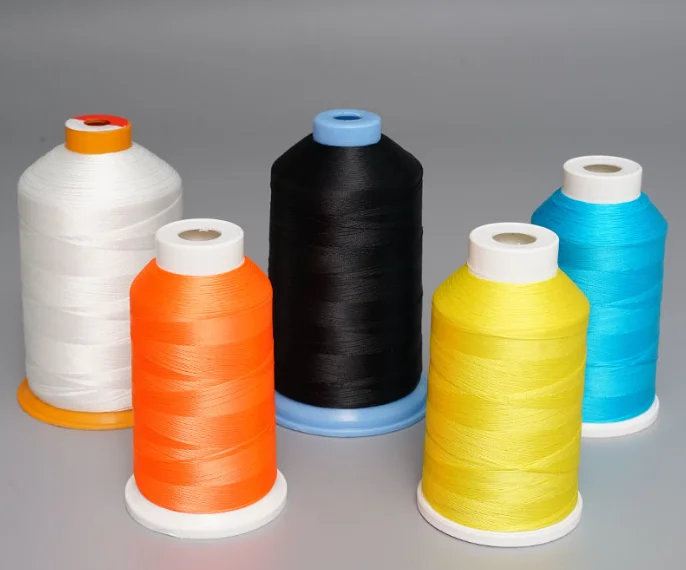 In-Stock 100% Polyester High Tenacity Nylon Sewing Thread Dyed Pattern Curtain Sofa Cushion Leather Hand Woven Sewing Machine