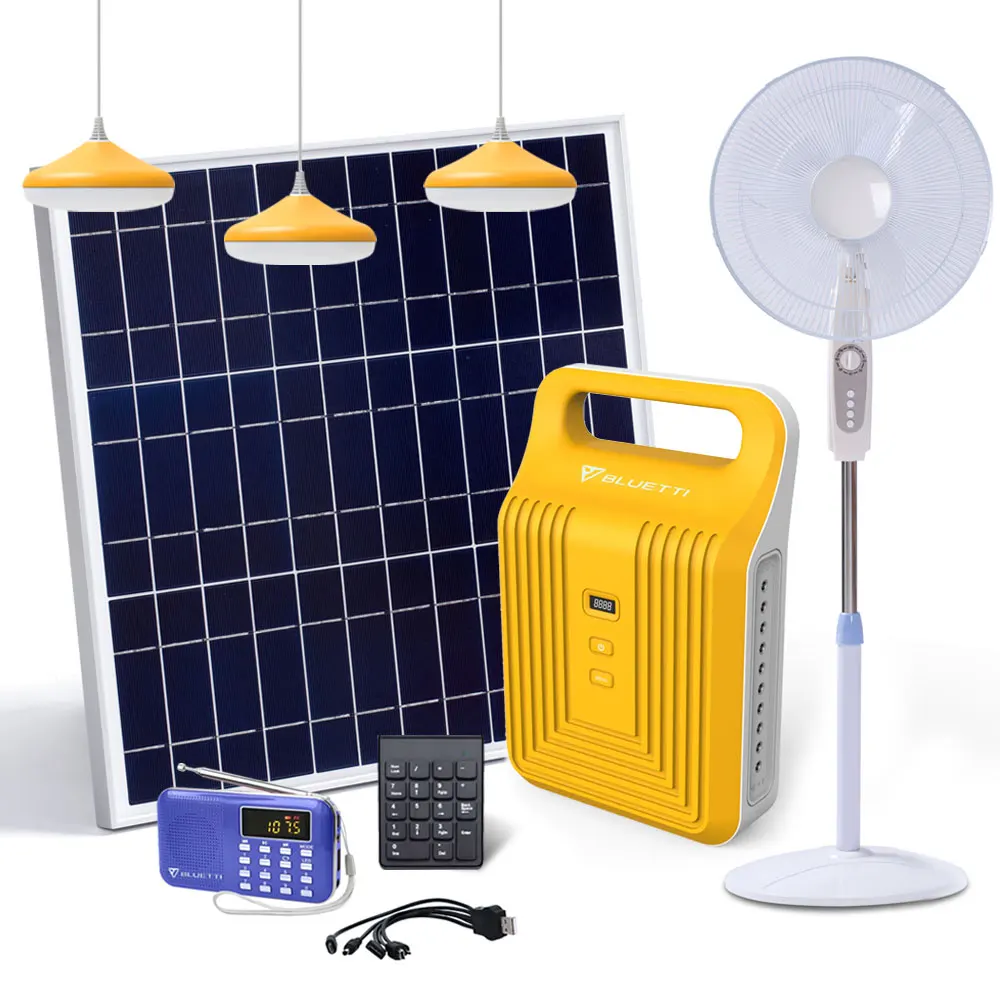 Solar Home System Solar Lighting Kit Solar Phone Charging Lithium Battery Solar DC System Solar Home Lighting System