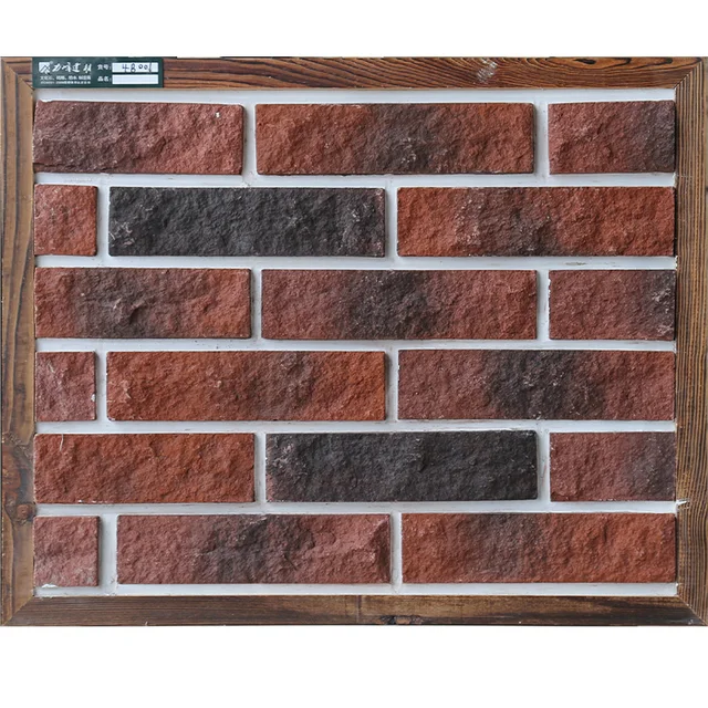 Wholesale Custom Size Decorative Pu Stone Culture Flexible Brick For Exterior Tiles