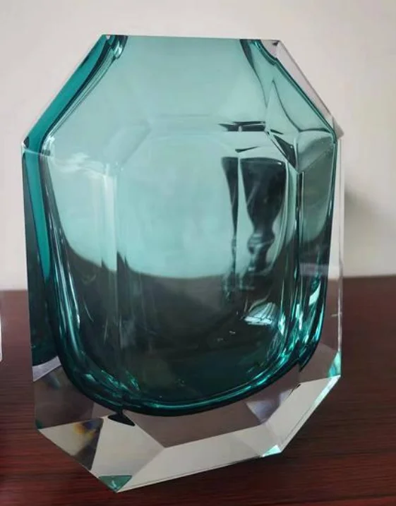 Chinese Handmade Glass Vase Modern Luxury Unique Home Table Decor ...